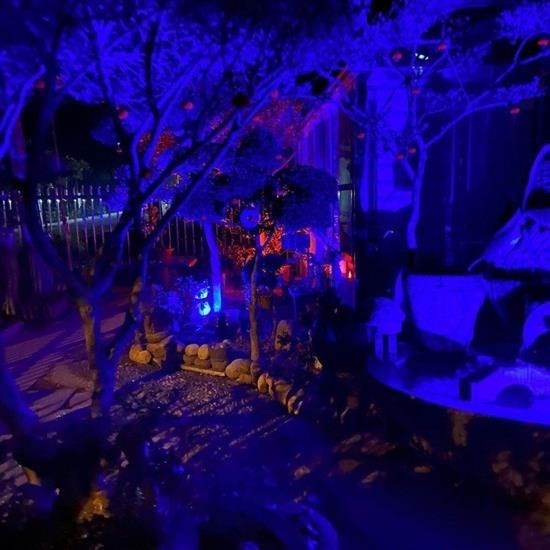 BUFFER® Kumandalı Led Işık Dış Cephe AydınlatmasıÇok Renkli RGBLed Panel Işık PartiLed Aydınlatma