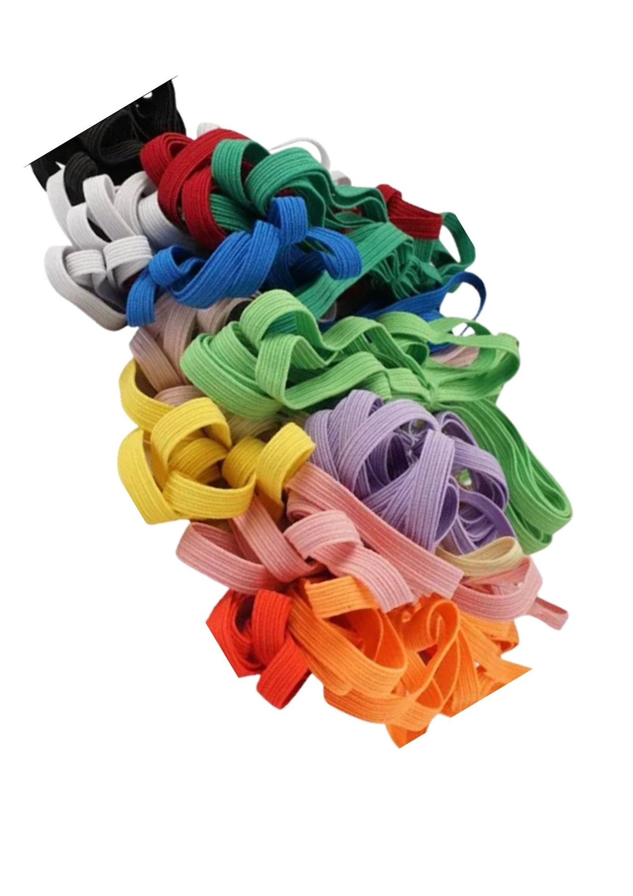 Çamaşır Lastiği Düz 1 cm 75 Metre 1 Top Beyaz