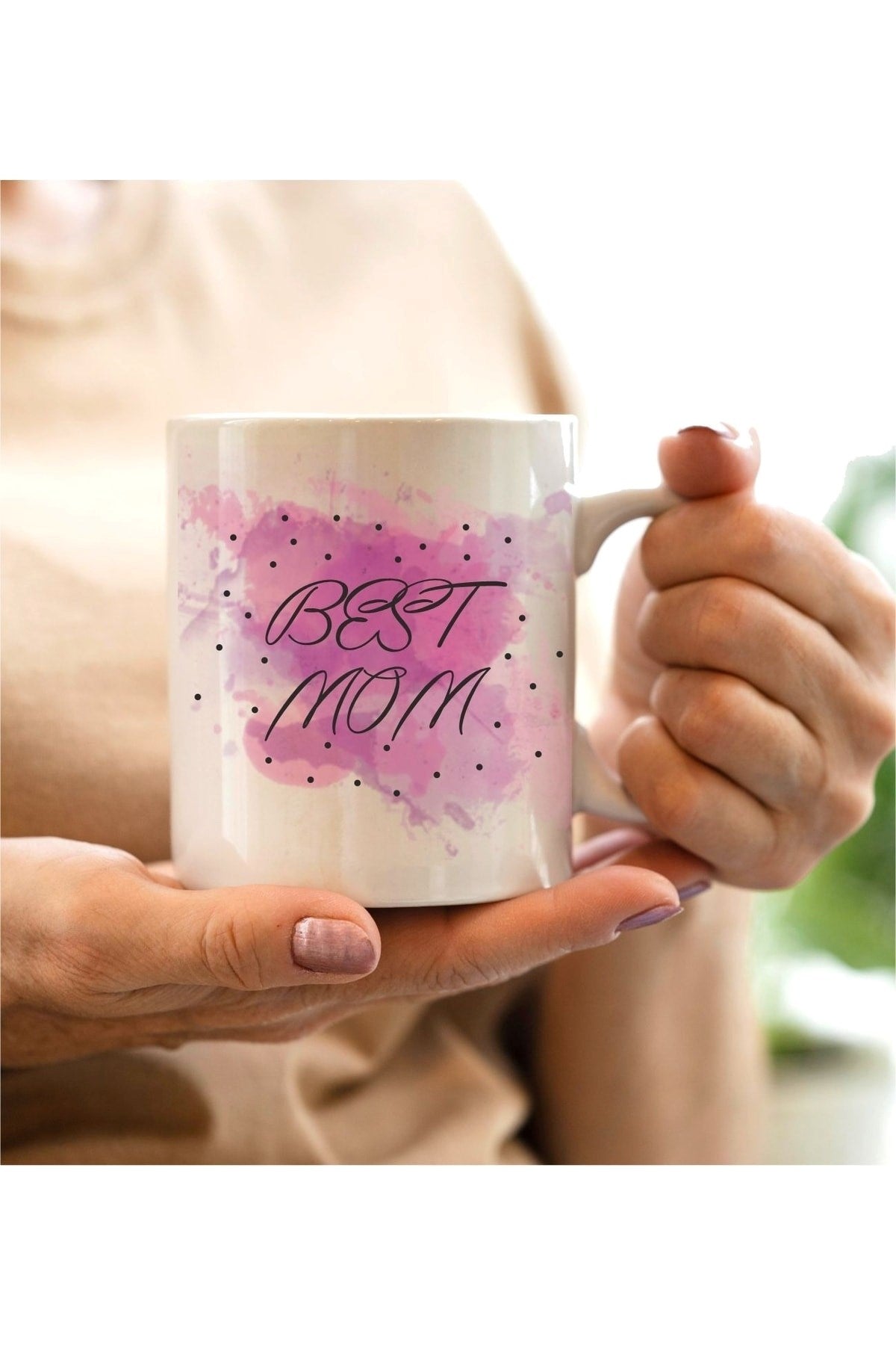 Anneler Günü Best Mom Baskılı Kupa Bardak