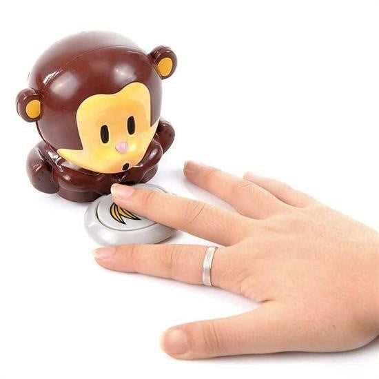 BUFFER® Maymun Figürlü Hava Üfleyen Pratik Kolay Hızlı Oje Kurutucu