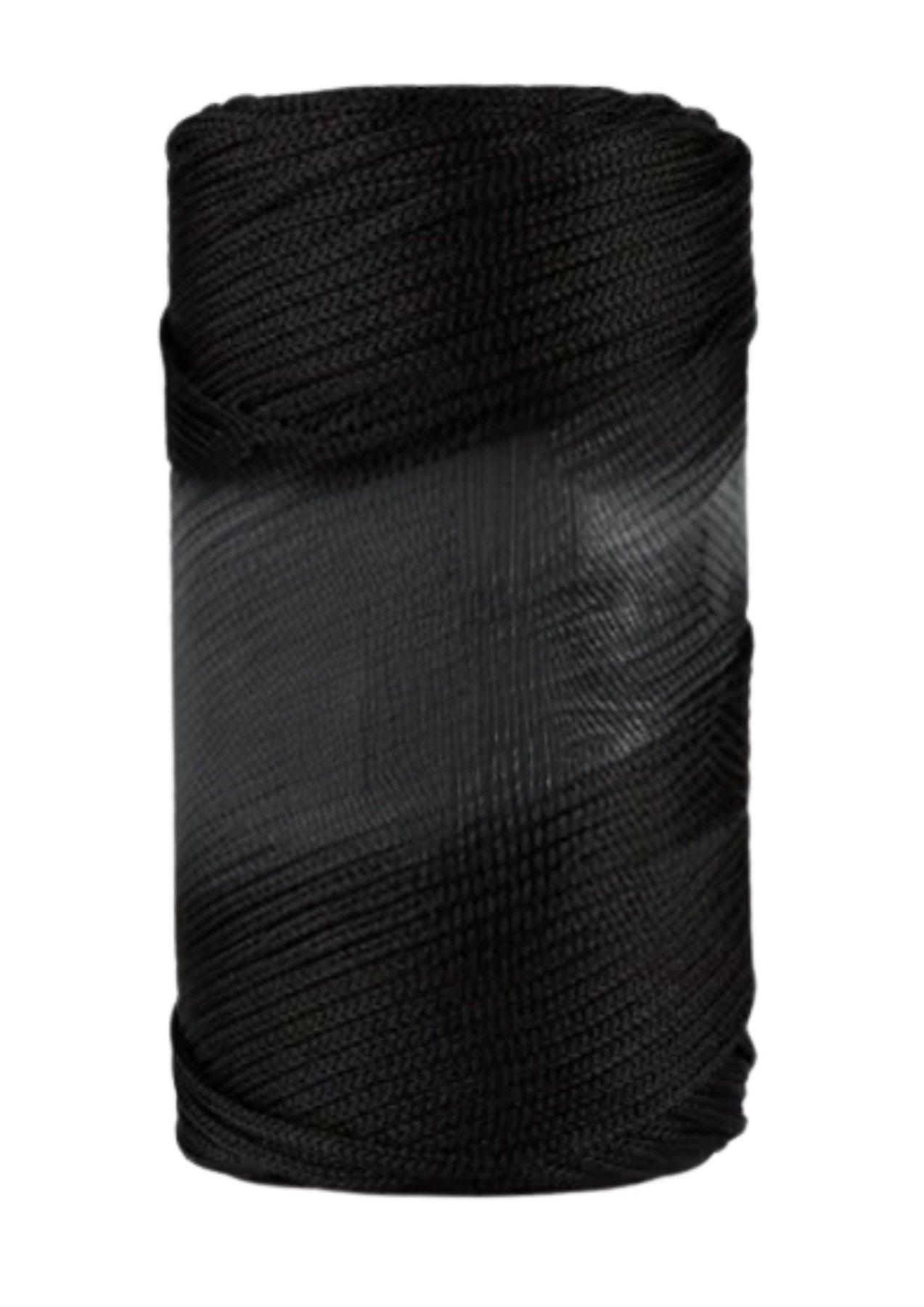 Makrome İpi 3mm Polyester Siyah