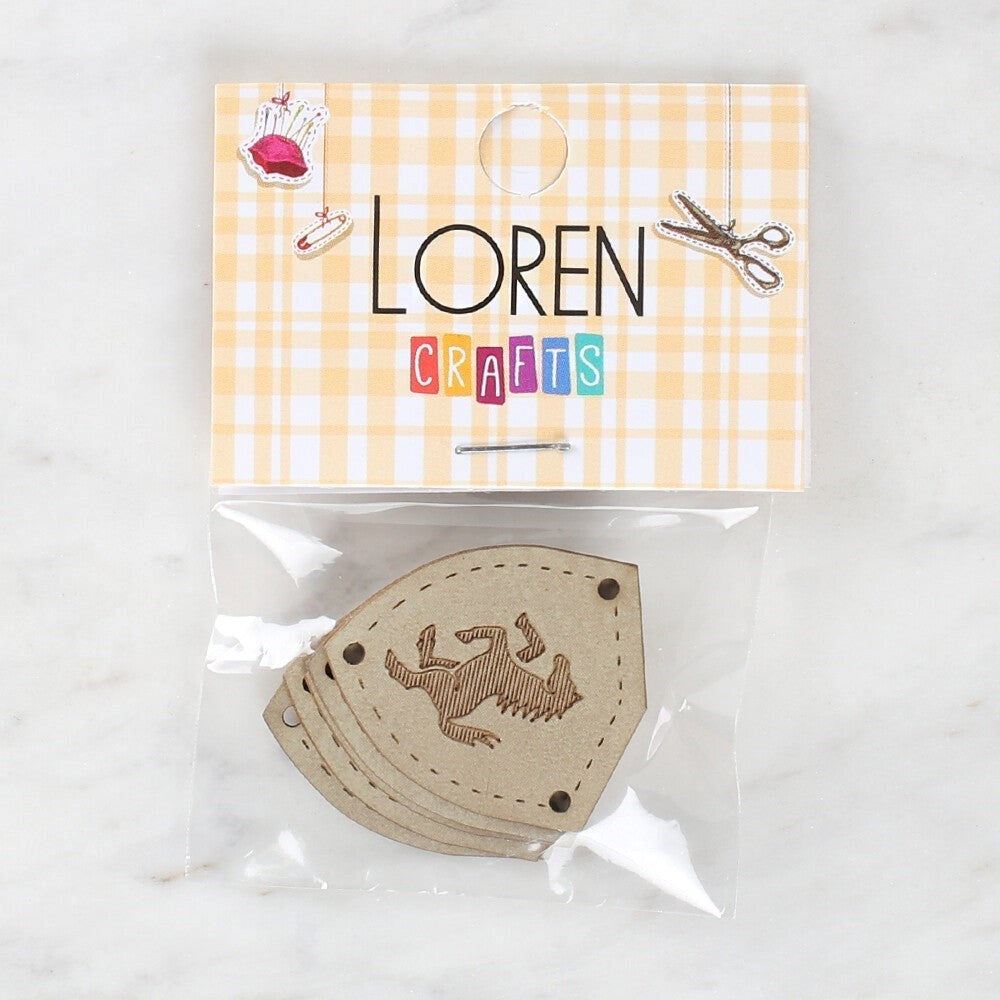 Loren Crafts Figürlü Deri Arma 5 Adet - 1582