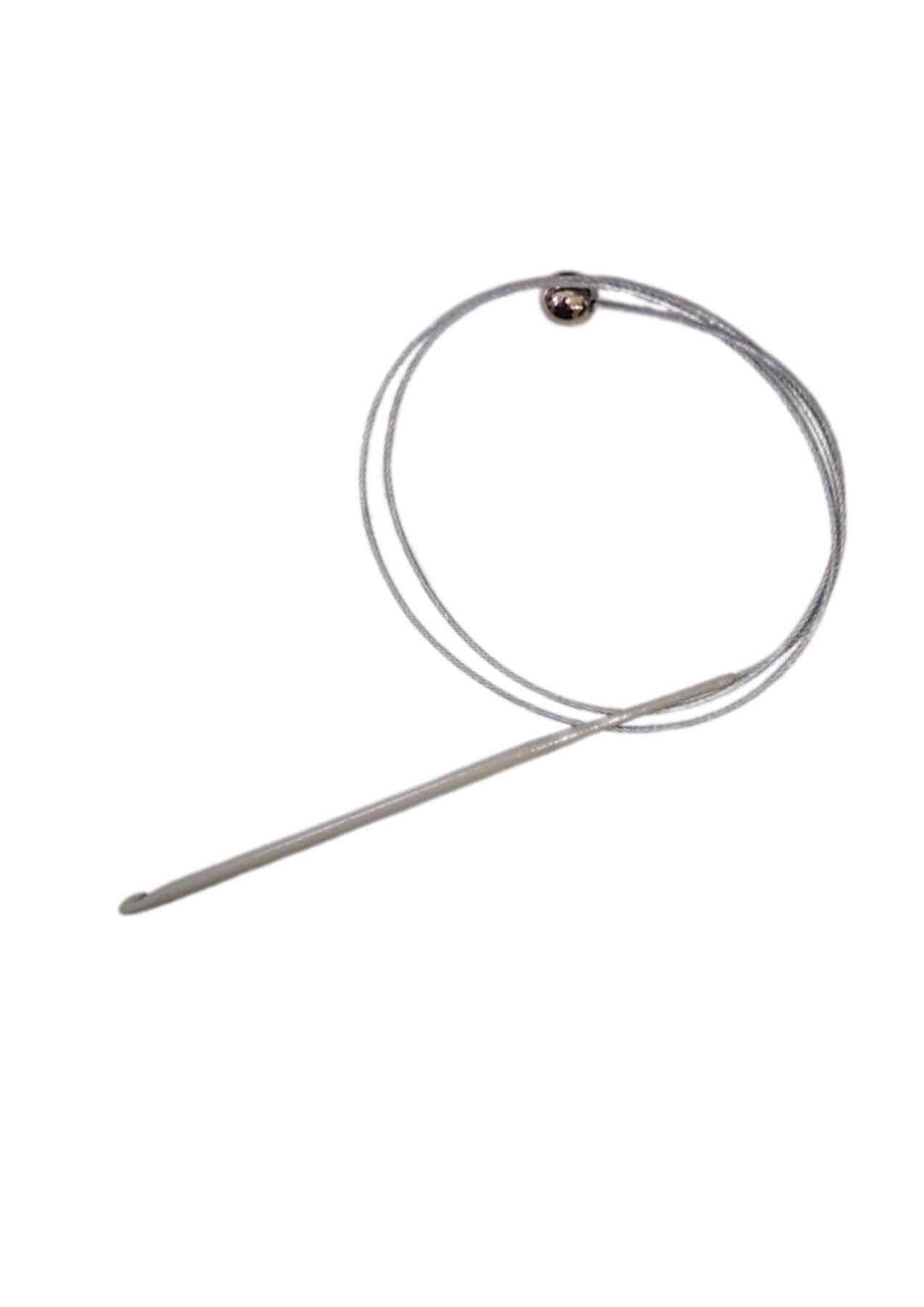 Misinalı Çelik Stoplu Tığ Şiş 7 Numara 60 cm