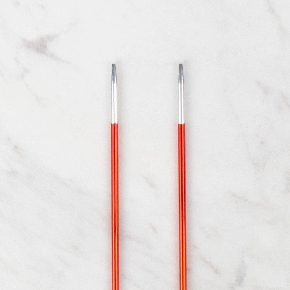 Loren Rythm 2,5mm Kırmızı Renkli Metal Örgü Şişi