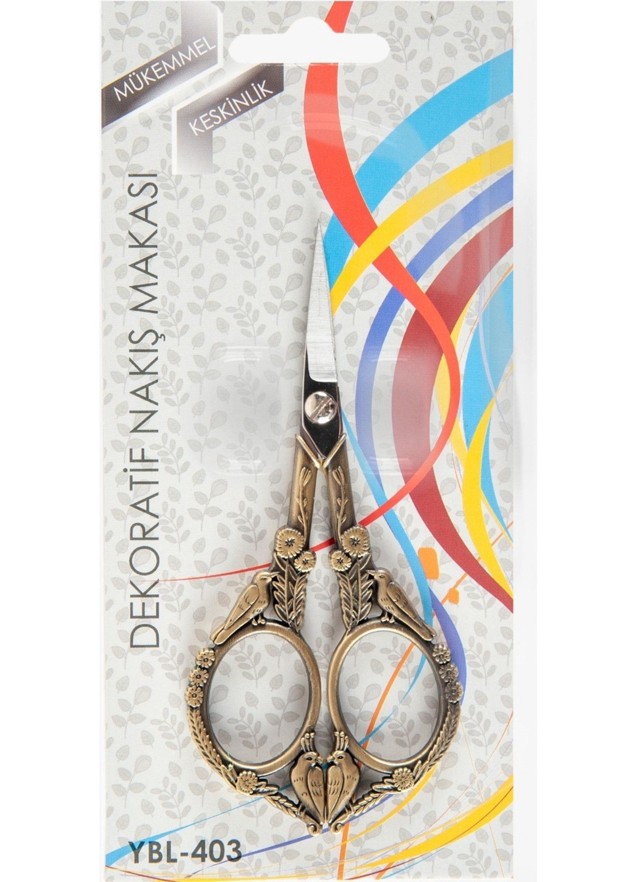 Nakış Makası Dekoratif Eskitme Kuş YBL-403 Model 24