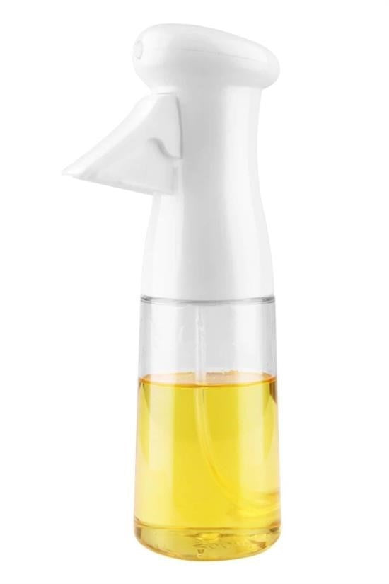 BUFFER® Çok Amaçlı Cam Şişe Püskürtmeli Dağıtıcı Yağdanlık Limonluk Sirke Sosluk Spreyi Beyaz