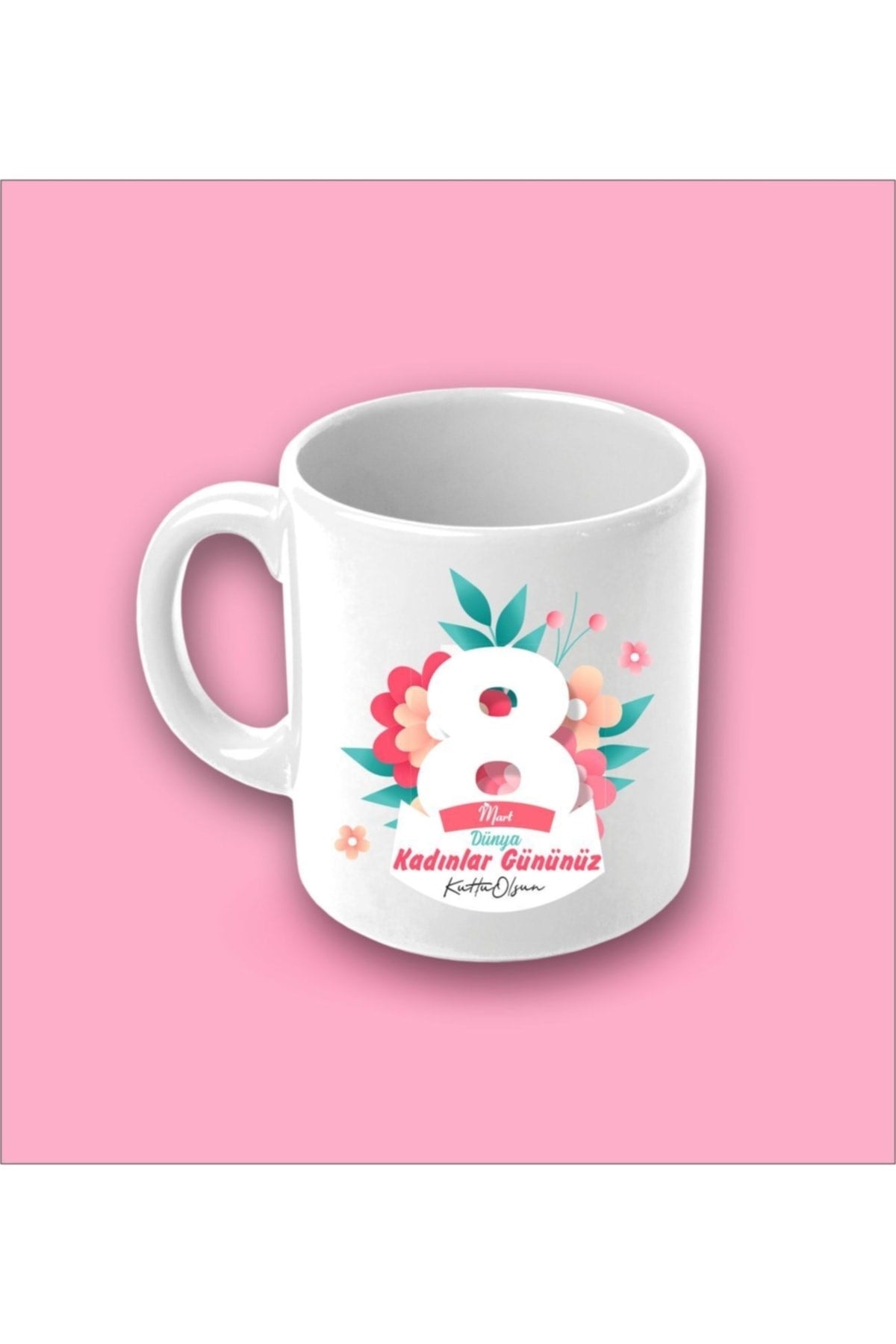 Kadınlar Günü Kupa Bardak - Model4