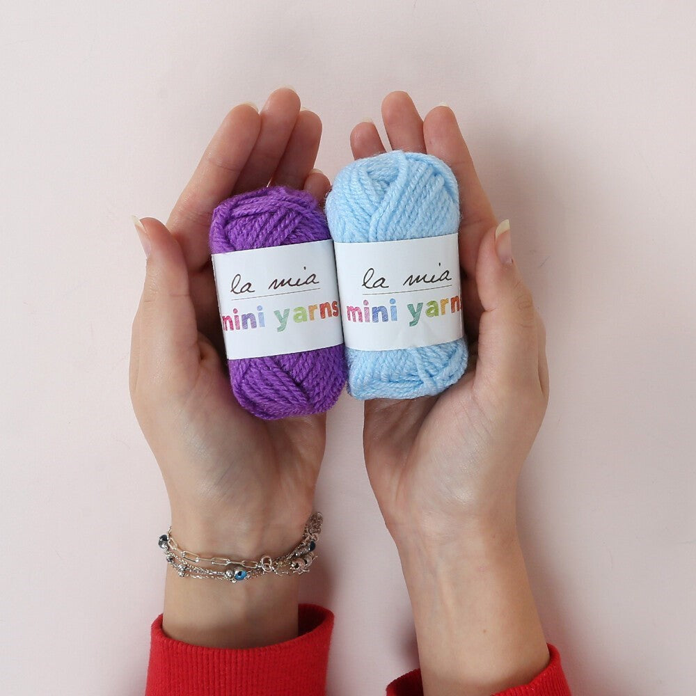 La Mia Mini Yarns 10 lu Paket 10gr Renkli El Örgü