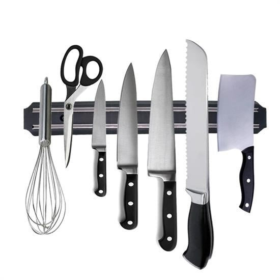 BUFFER® Mıknatıslı Paslanmaz Duvar Bıçak Askısı Standı 33 Cm Aparat