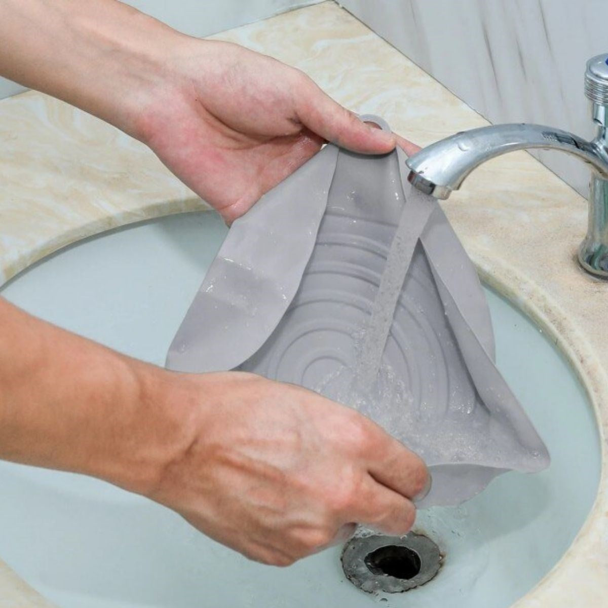 BUFFER® Renkli Isıya Dayanıklı Yıkanılabilir Silikon Fırın Ve Airfryer Kare Model Pişirme Matı 20 Cm