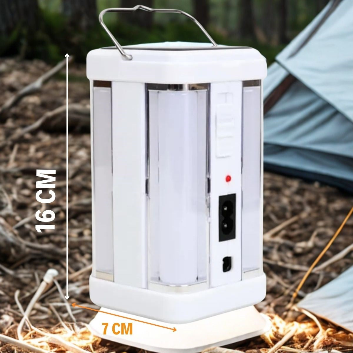 BUFFER® Güneş Enerjili Şarjlı Işık 1200mAh Yeniden Şarj Edilebilir Batarya YG-7977S