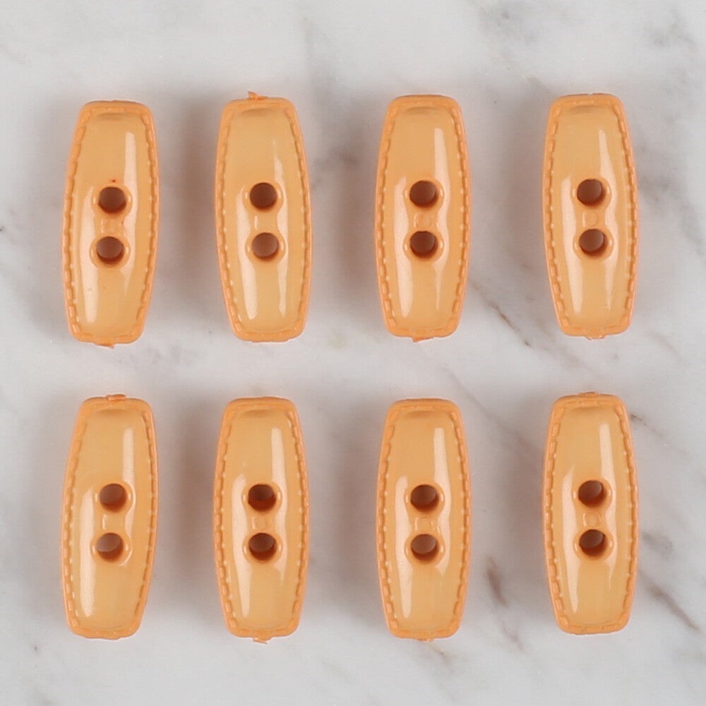 Loren Crafts turuncu 8 li çoban düğmesi - 78