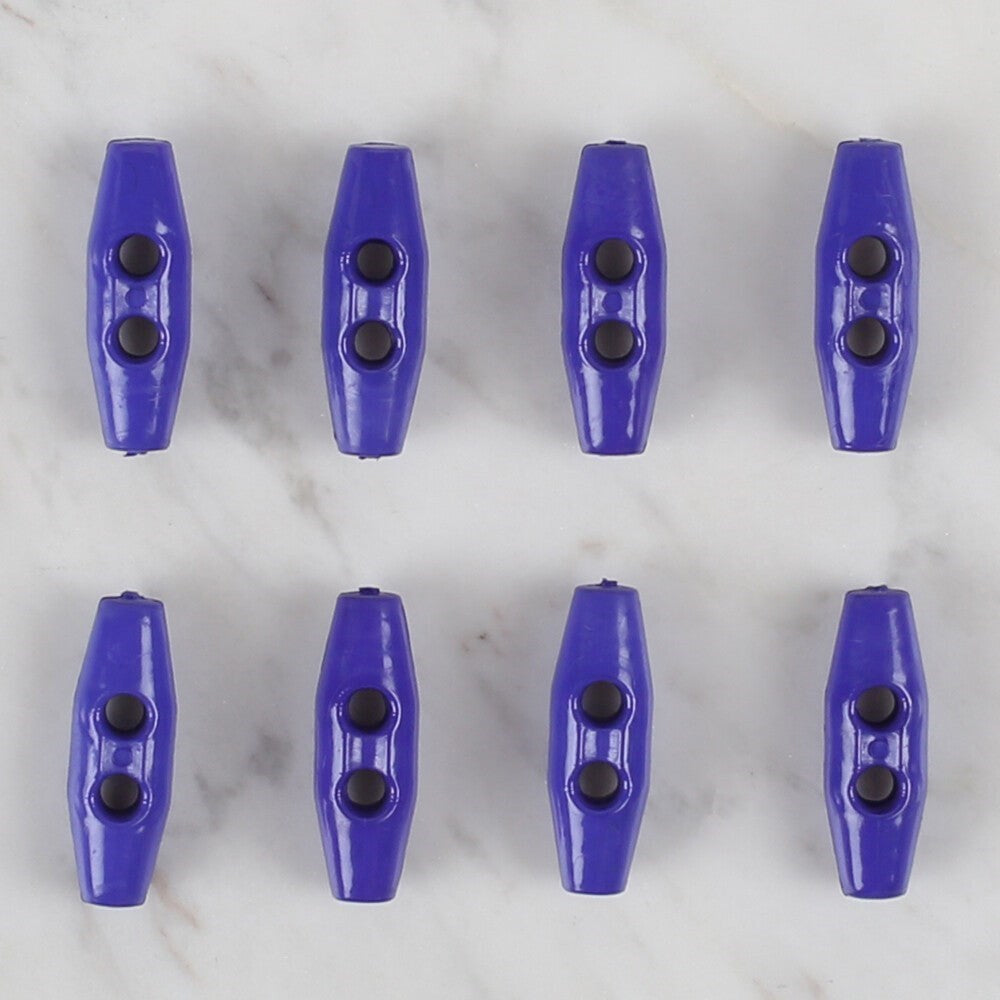 Loren Crafts saks mavi 8 li çoban düğme - 105