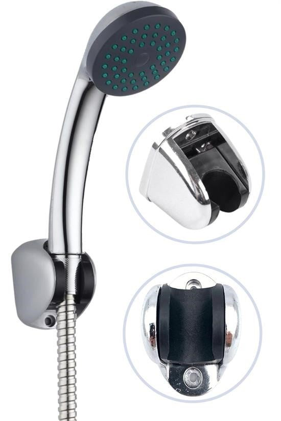 BUFFER® Plastik Duş Başlığı Fiskiyesi Hortumu Askısı Mafsal Tutacak