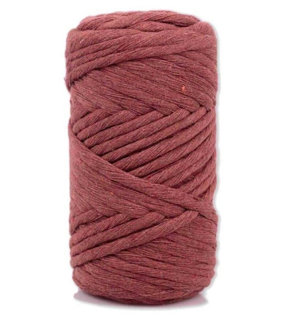 Pamuk Makrome 4 mm İp Kiremit