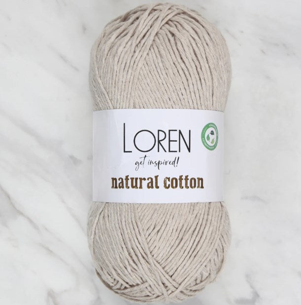 Loren Natural Cotton Küf Yeşili El Örgü İpi - R089 - 33926