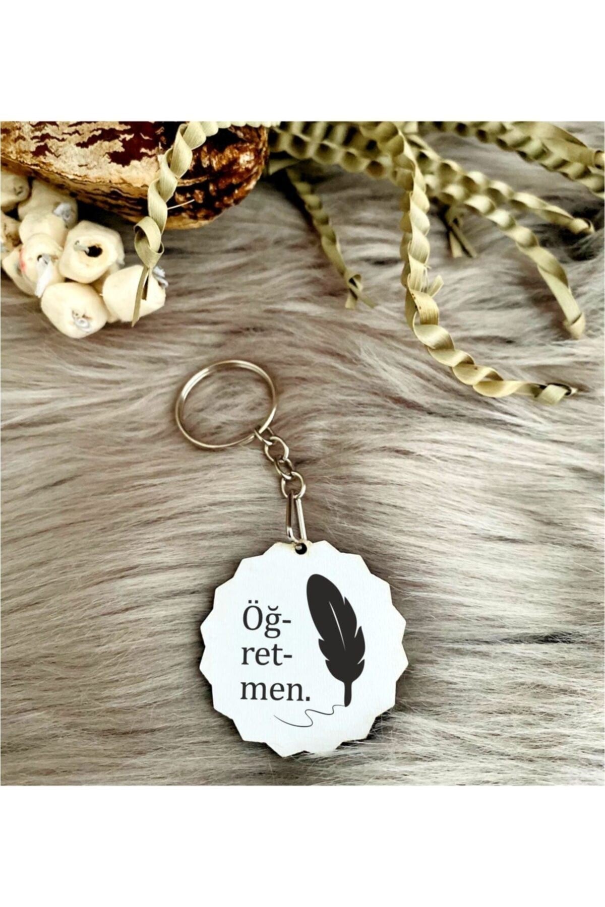 Öğretmenler Gününe Özel Baskılı Anahtarlık - Öğretmen