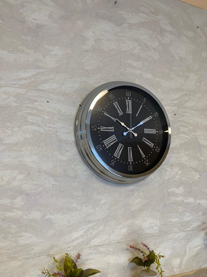 Zentime 40 Cm Krom Elegance Duvar Saati