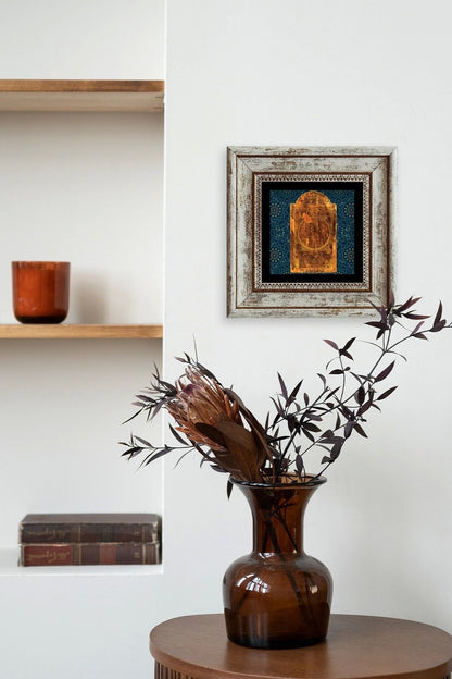 Hilye-i Şerif Çerçeveli Taş Tablo 20 cm