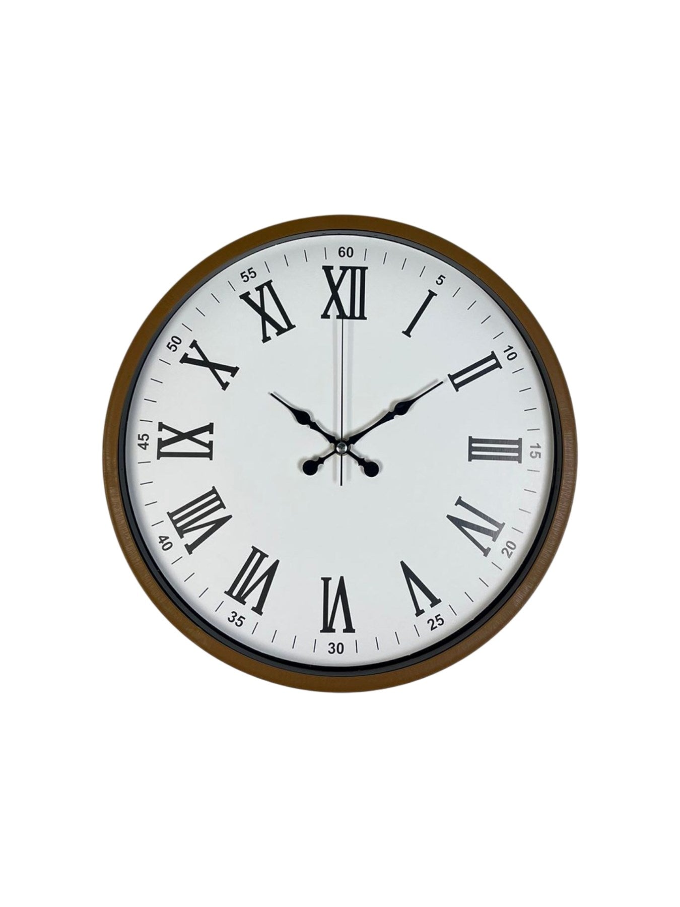 Zentime 36 Cm Kahverengi Dekoratif Duvar Saati