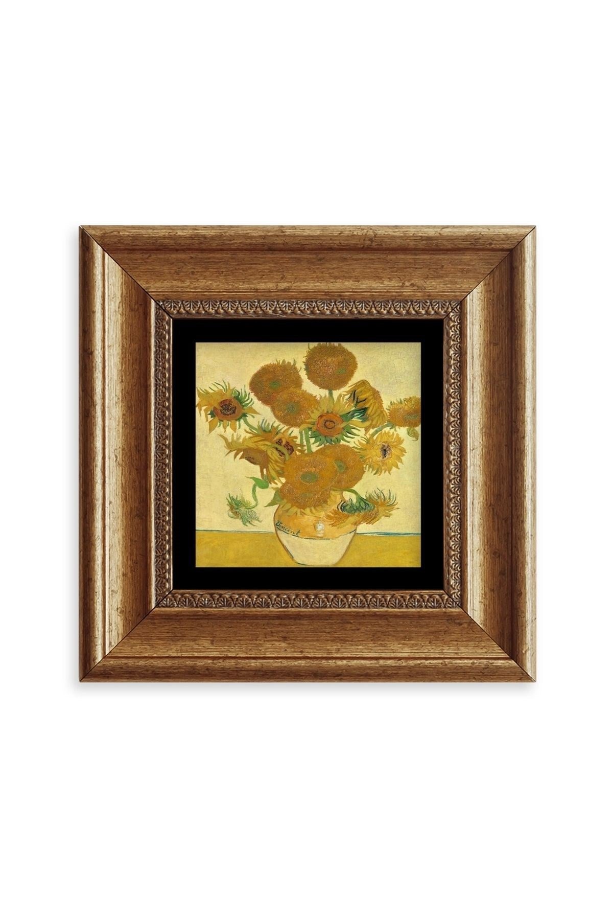 Van Gogh Çerçeveli Taş Tablo 20 cm