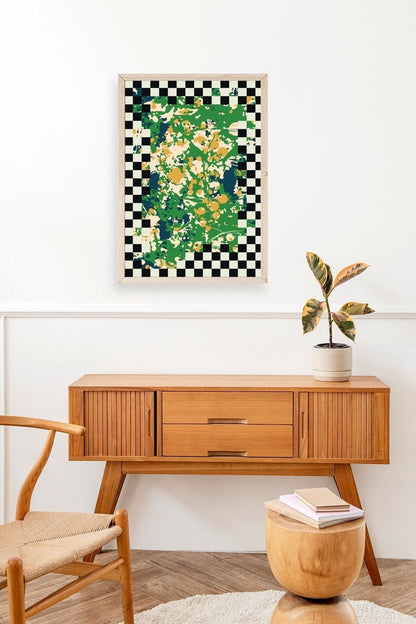 Desen Ahşap Çerçeveli Tablo 50 x 70