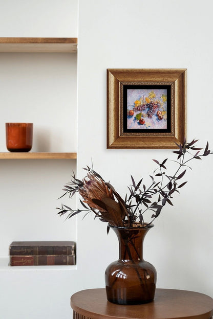 Van Gogh Çerçeveli Taş Tablo 20 cm