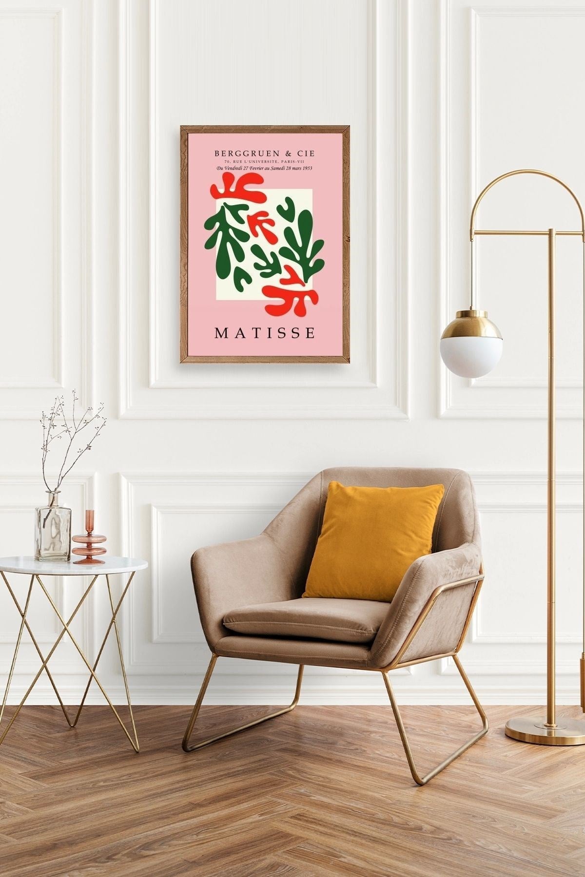 Modern Ahşap Çerçeveli Tablo 50 x 70