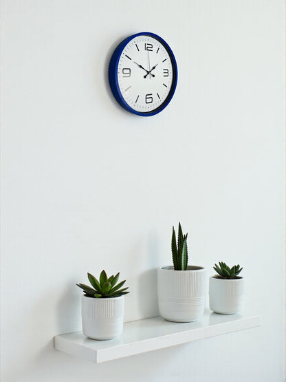 Zentime 36 Cm Lacivert Dekoratif Duvar Saati