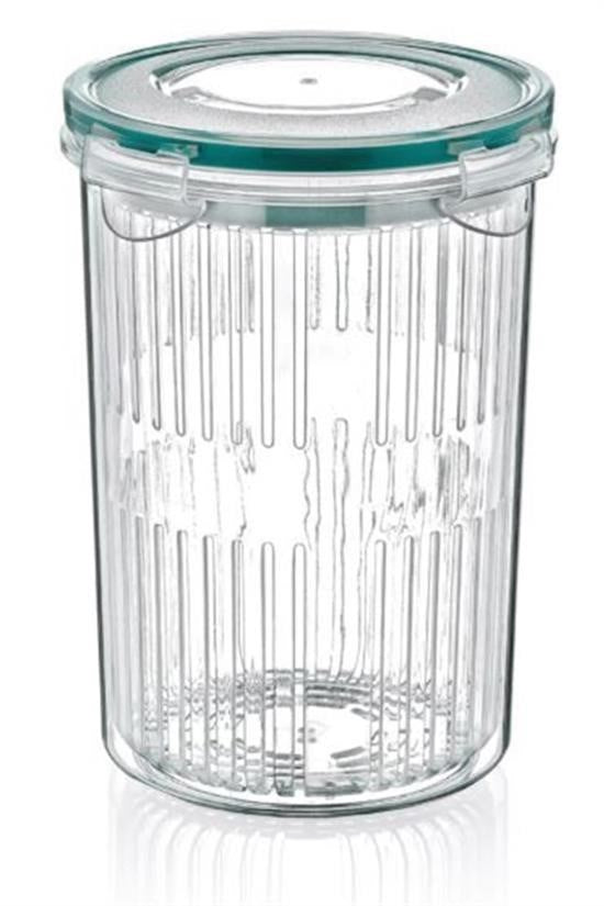 BUFFER® Zeytin Turşu Sebze Yıkama Kutusu Klipsli Kapaklı Saklama Kabı