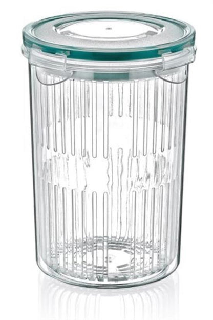 BUFFER® Zeytin Turşu Sebze Yıkama Kutusu Klipsli Kapaklı Saklama Kabı