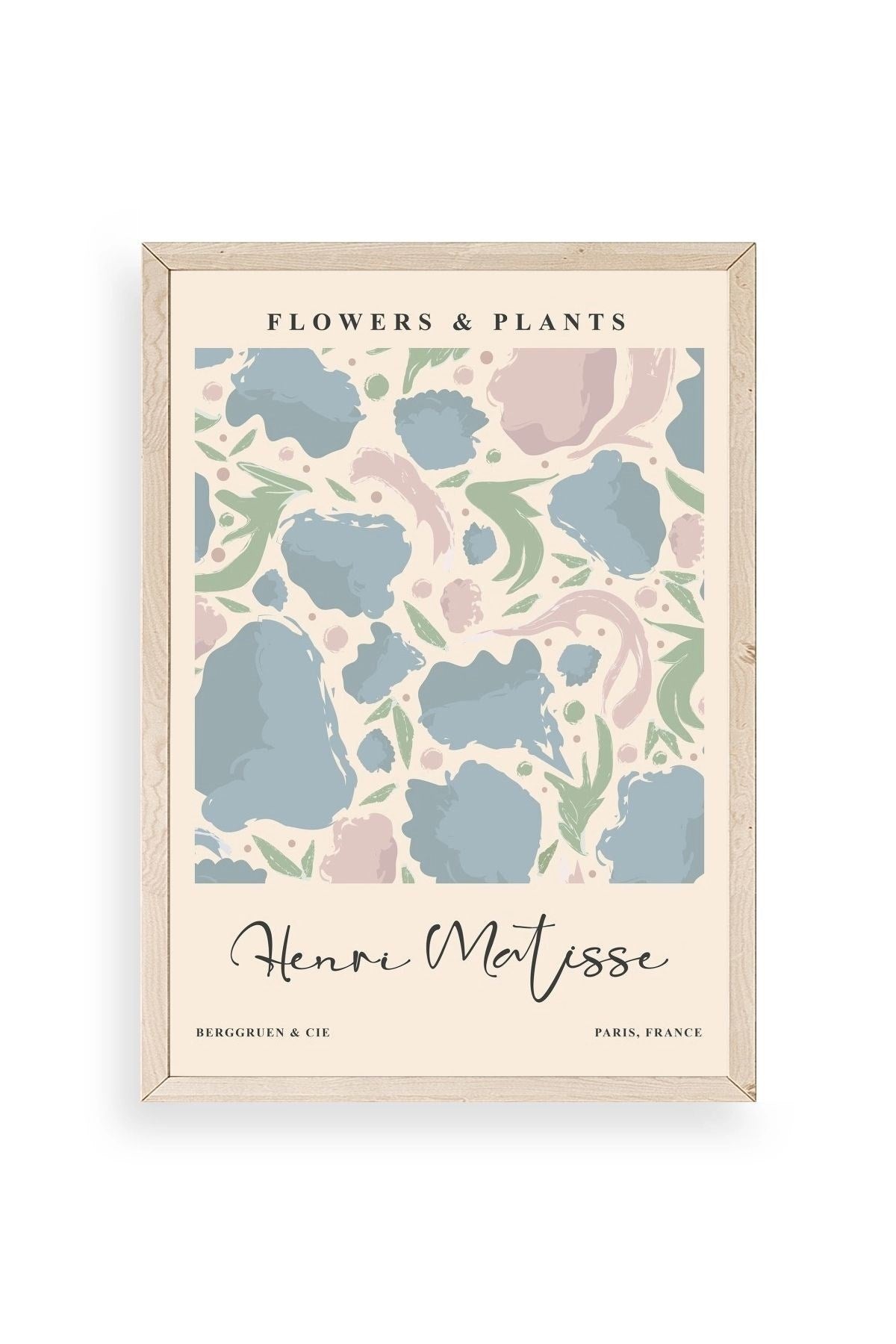 Henri Matisse Ahşap Çerçeveli Tablo 30 x 42