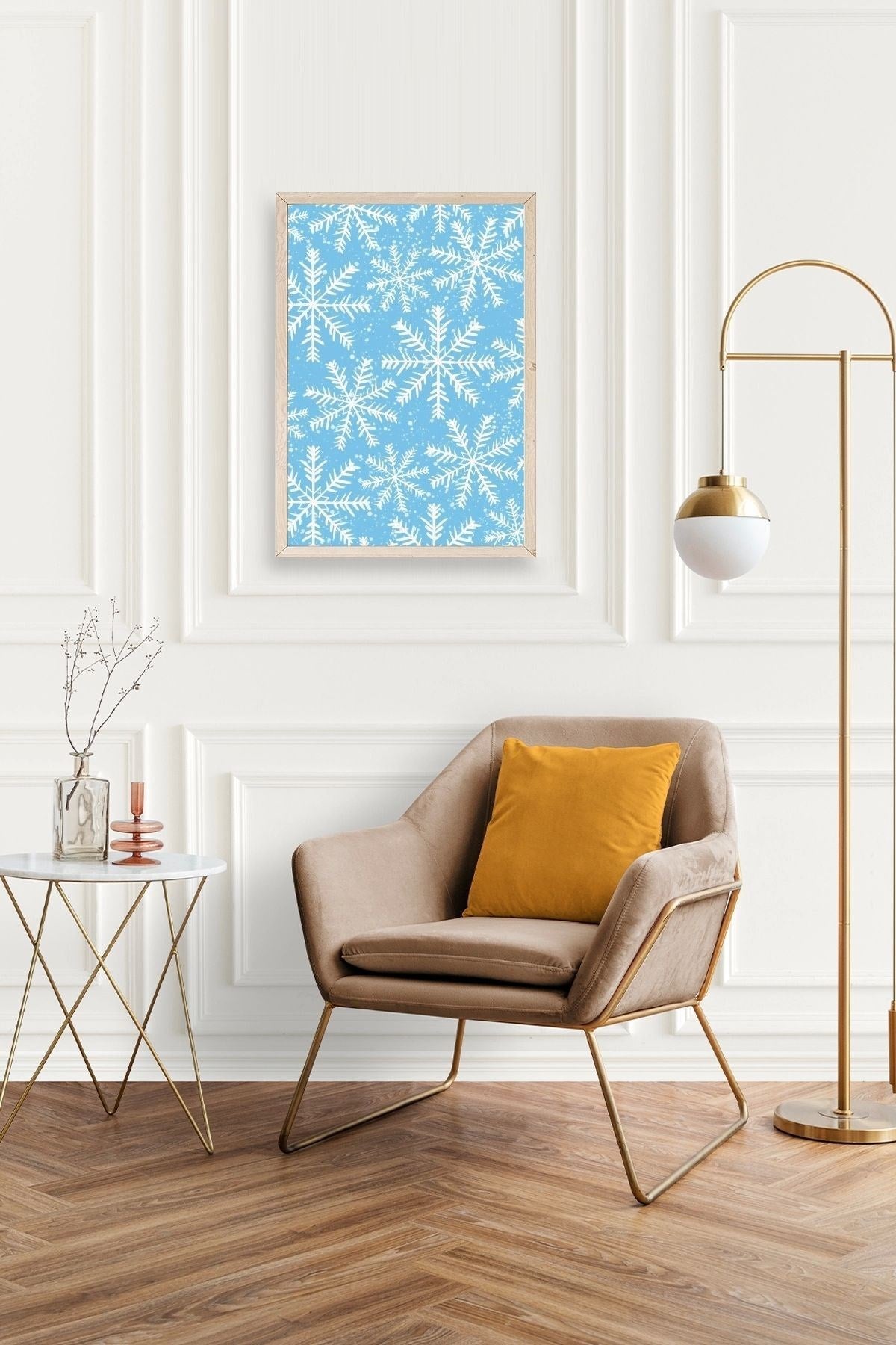 Kartopu Ahşap Çerçeveli Tablo 17 x 23