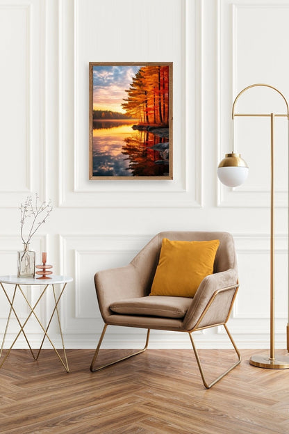 Manzara Ahşap Çerçeveli Tablo 50 x 70