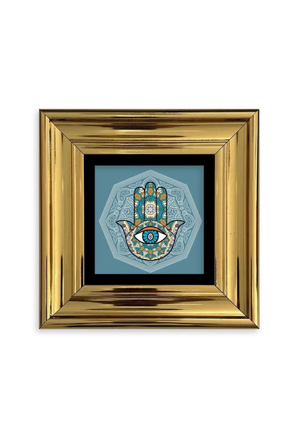 Fatma Ana Eli Çerçeveli Taş Tablo 20 cm