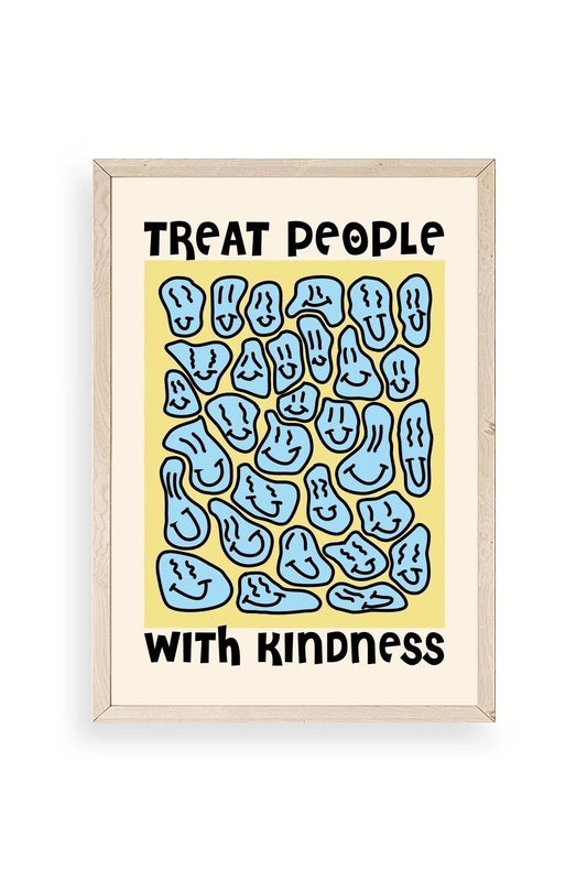 Motto Ahşap Çerçeveli Tablo 17 x 23