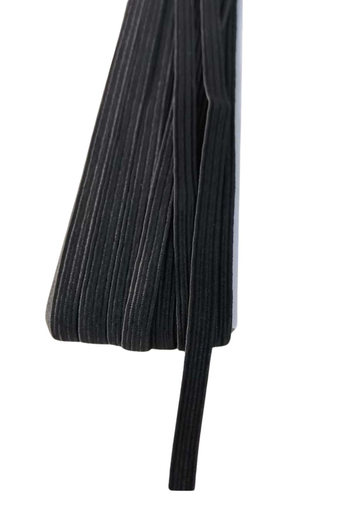 Lastik En 2 cm 10 Metre Siyah