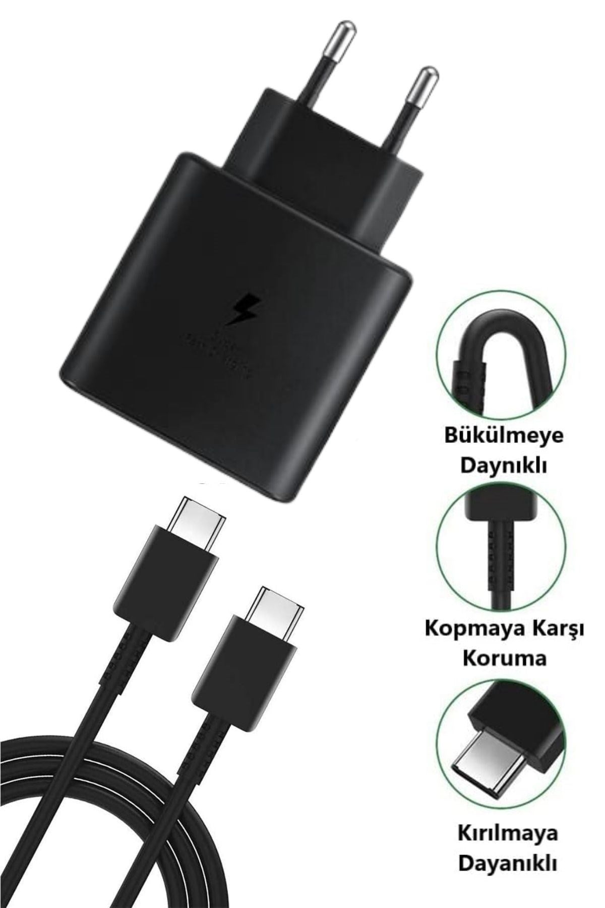 BUFFER® 65W Hızlı Şarj Edebilen TYPE C uçlu Şarj Aleti