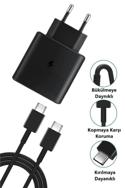 BUFFER® 65W Hızlı Şarj Edebilen TYPE C uçlu Şarj Aleti