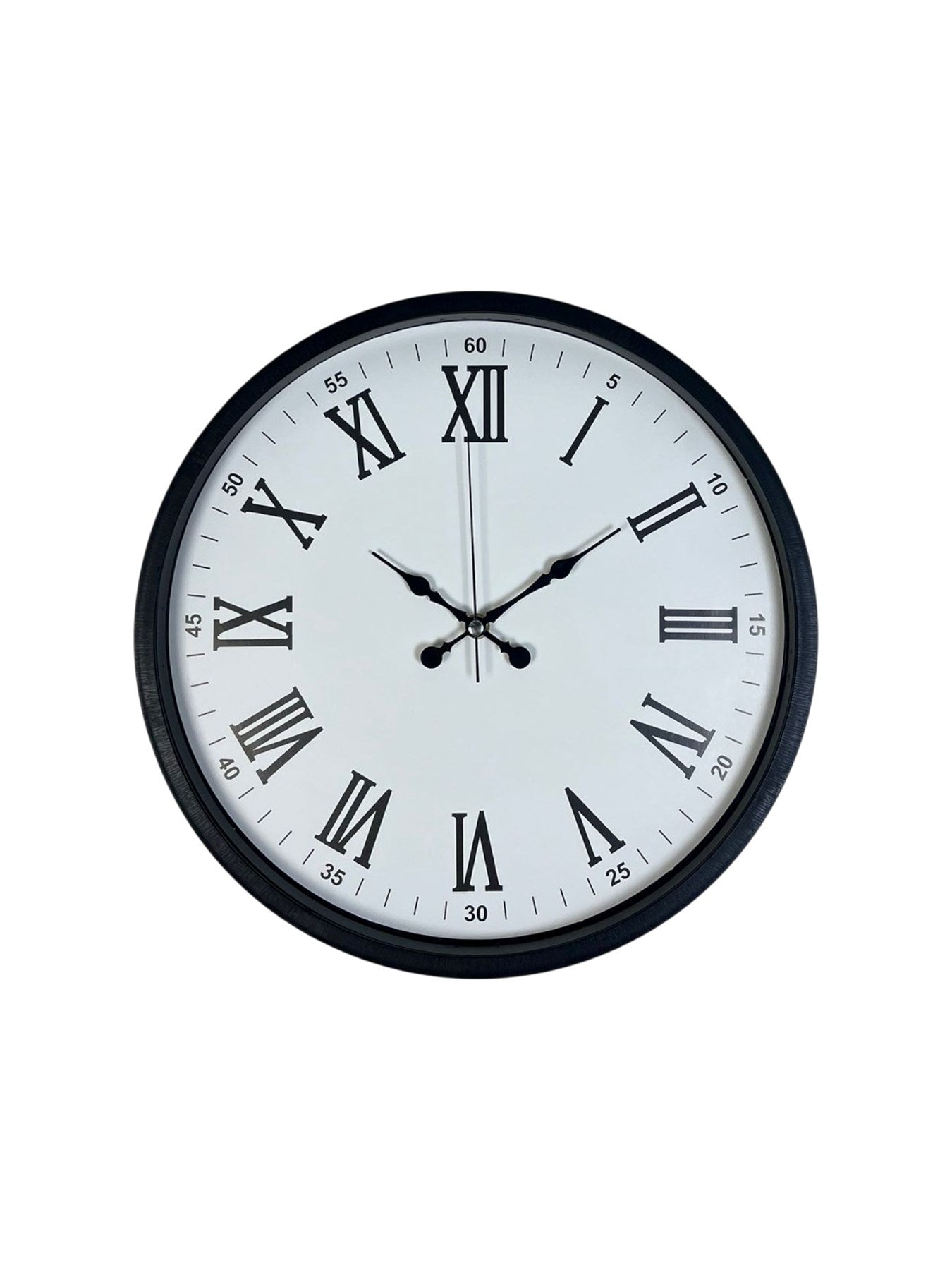 Zentime 36 Cm Siyah Dekoratif Duvar Saati