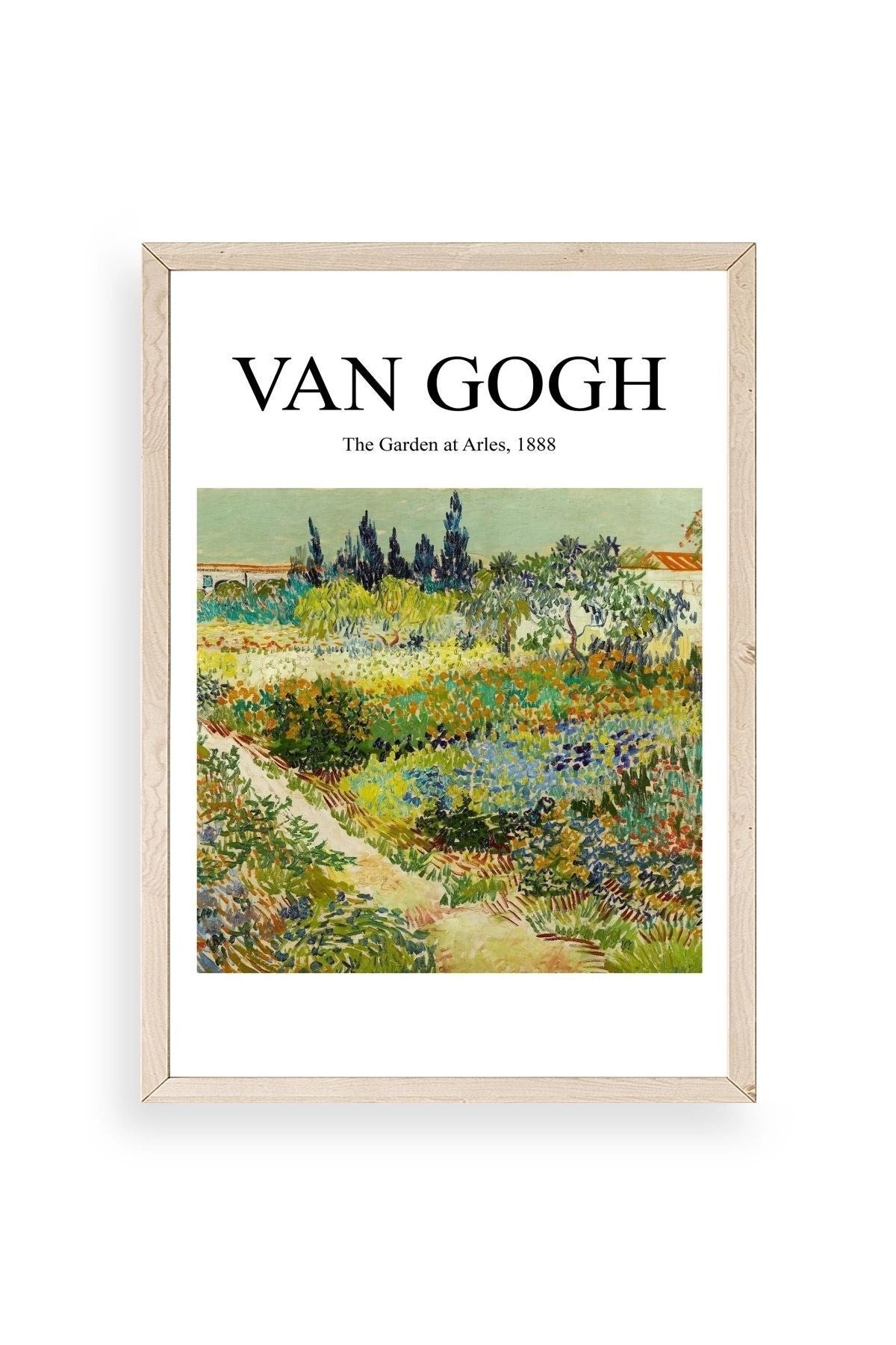 Van Gogh Ahşap Çerçeveli Tablo 17 x 23