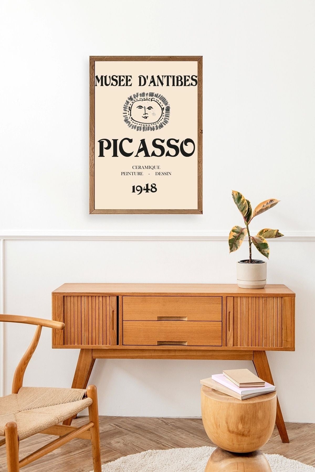 Picasso Ahşap Çerçeveli Tablo 30 x 42