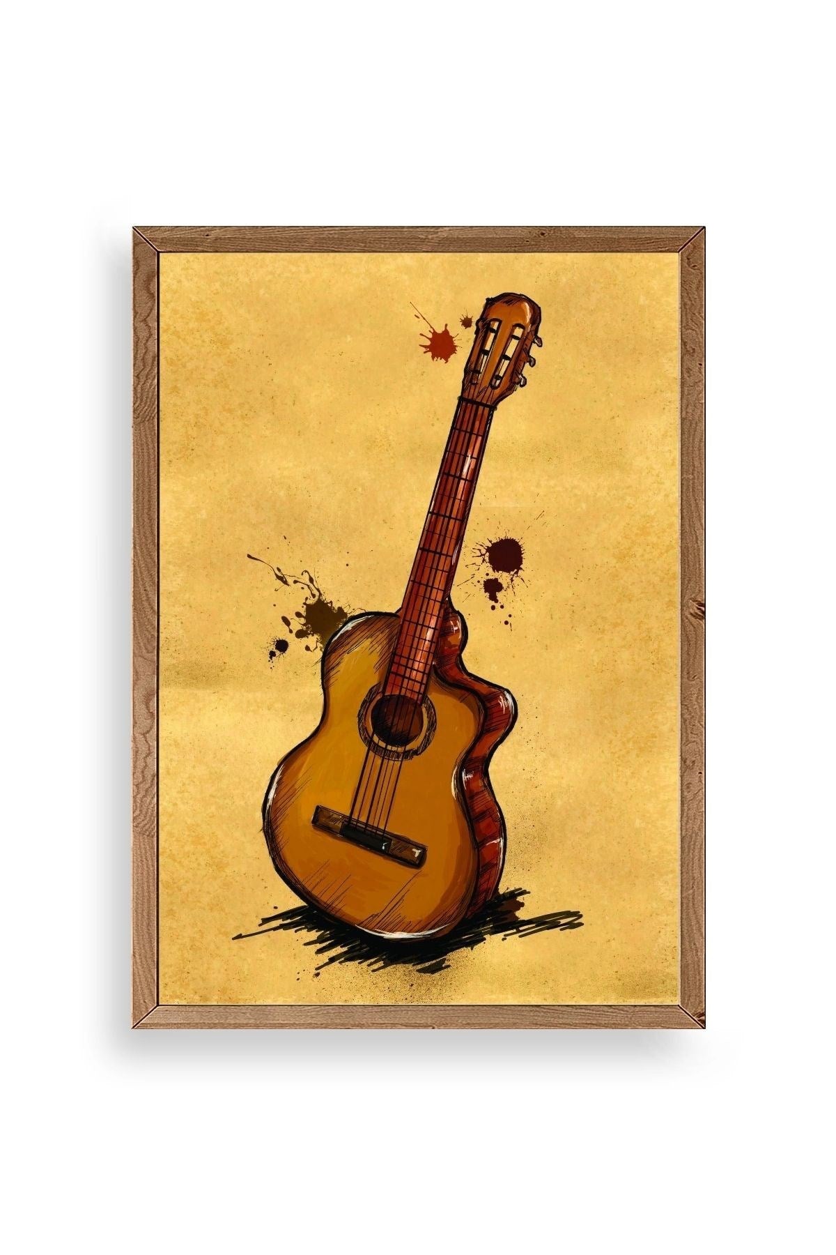 Keman Ahşap Çerçeveli Tablo 23 x 30