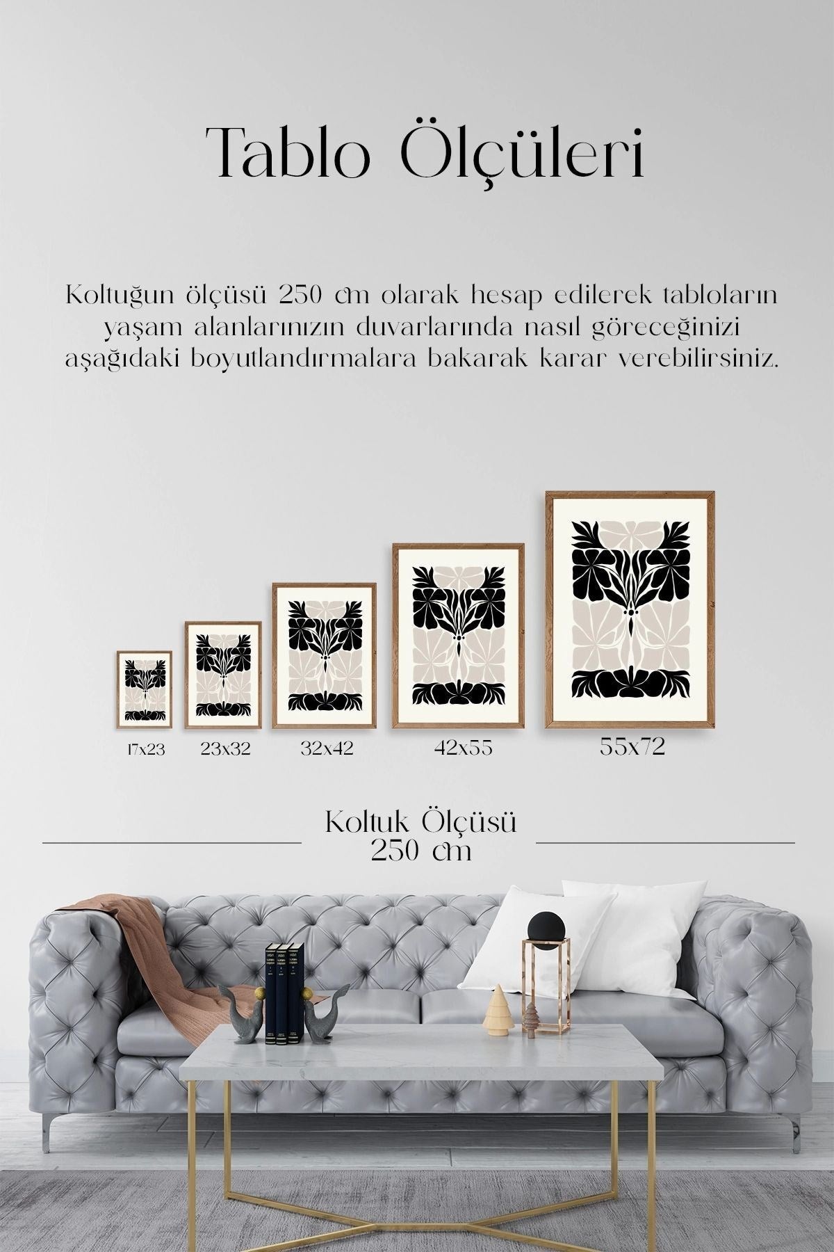 Çiçek Ahşap Çerçeveli Tablo 23 x 30