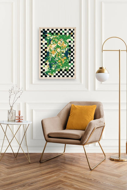 Desen Ahşap Çerçeveli Tablo 50 x 70