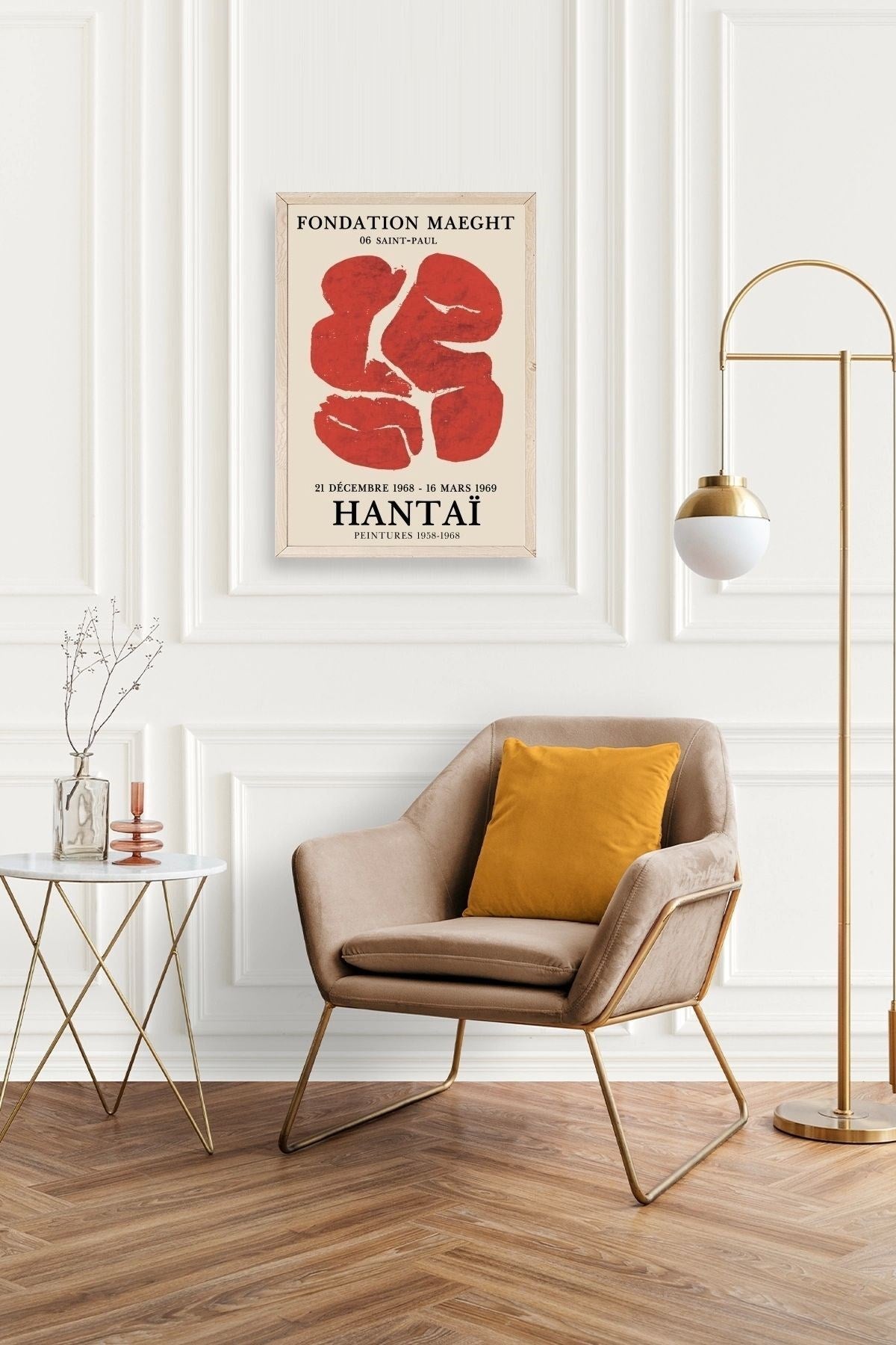 Hantai Ahşap Çerçeveli Tablo 30 x 42