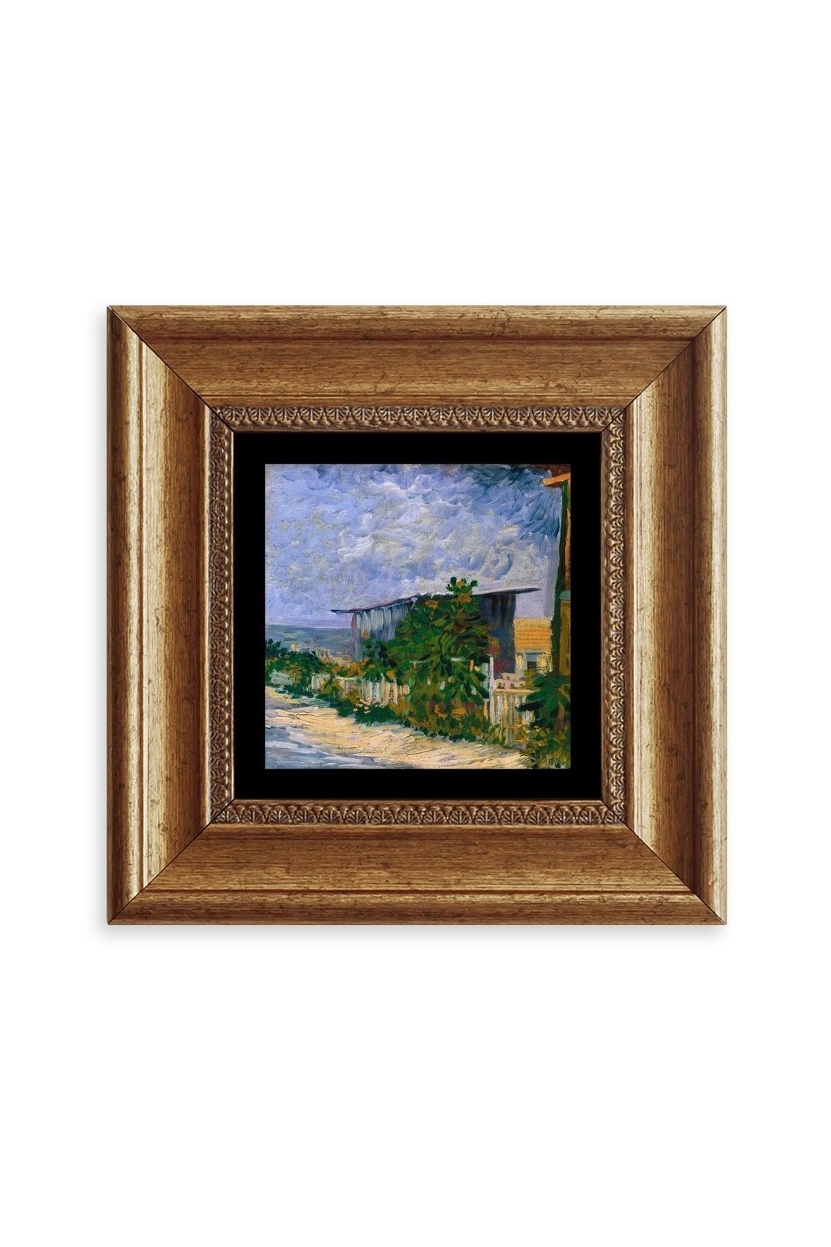 Van Gogh Çerçeveli Taş Tablo 20 cm