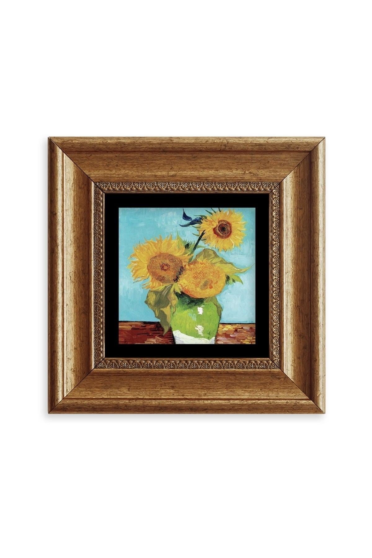 Van Gogh Çerçeveli Taş Tablo 20 cm