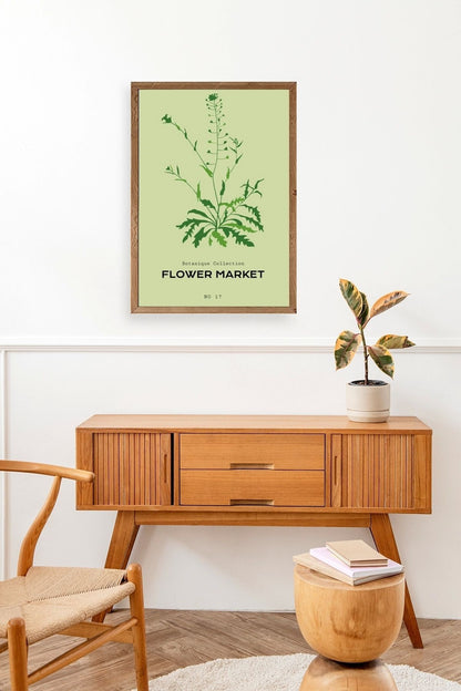 Çiçek Ahşap Çerçeveli Tablo 23 x 30