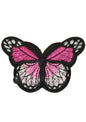 Aplike Ütü İle Yapışan Kelebek Pembe Arma 7x5 cm